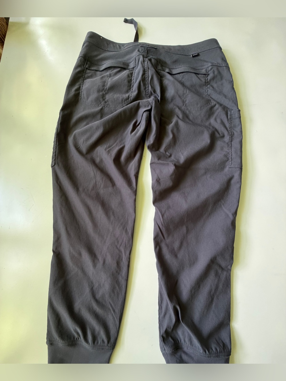 PrAna Womens Standard Fit Cargo Pants Size 10R Grey Jogger Style Hiking Outdoor - Picture 6 of 8